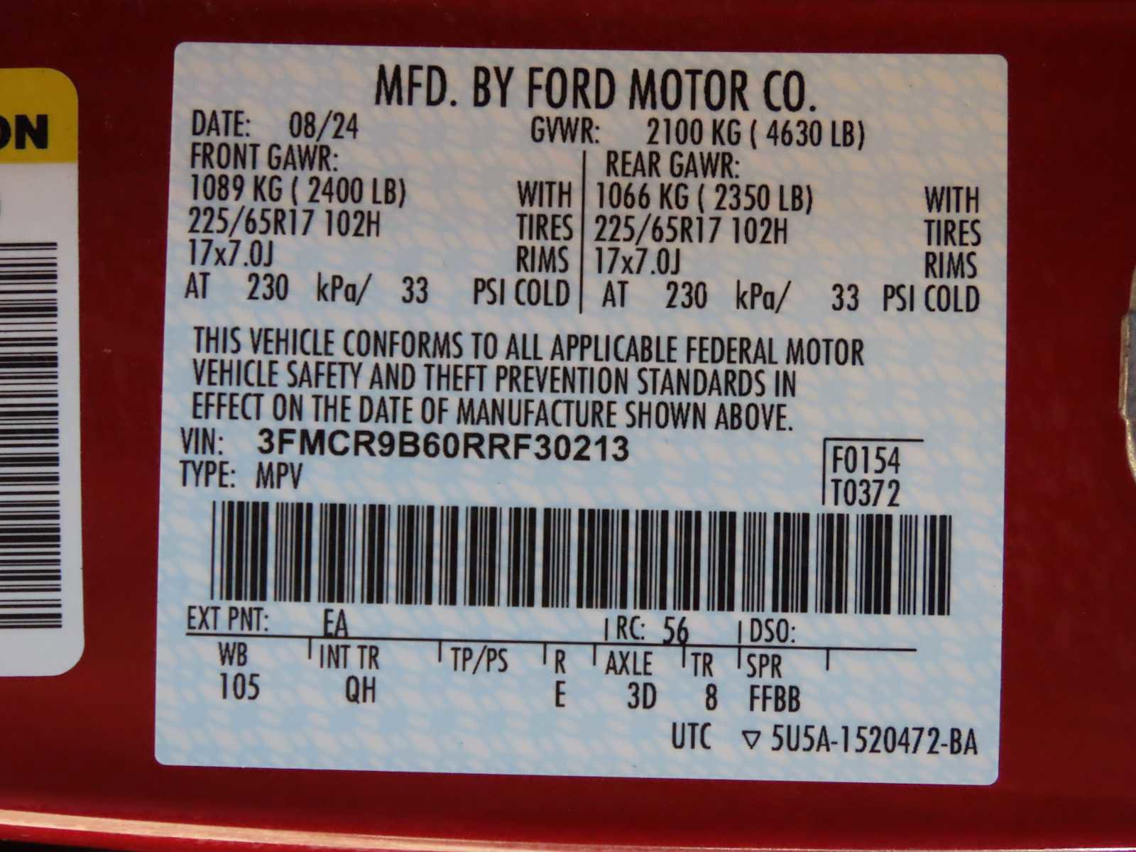 Certified 2024 Ford Bronco Sport Big Bend w/ Convenience Package image 42