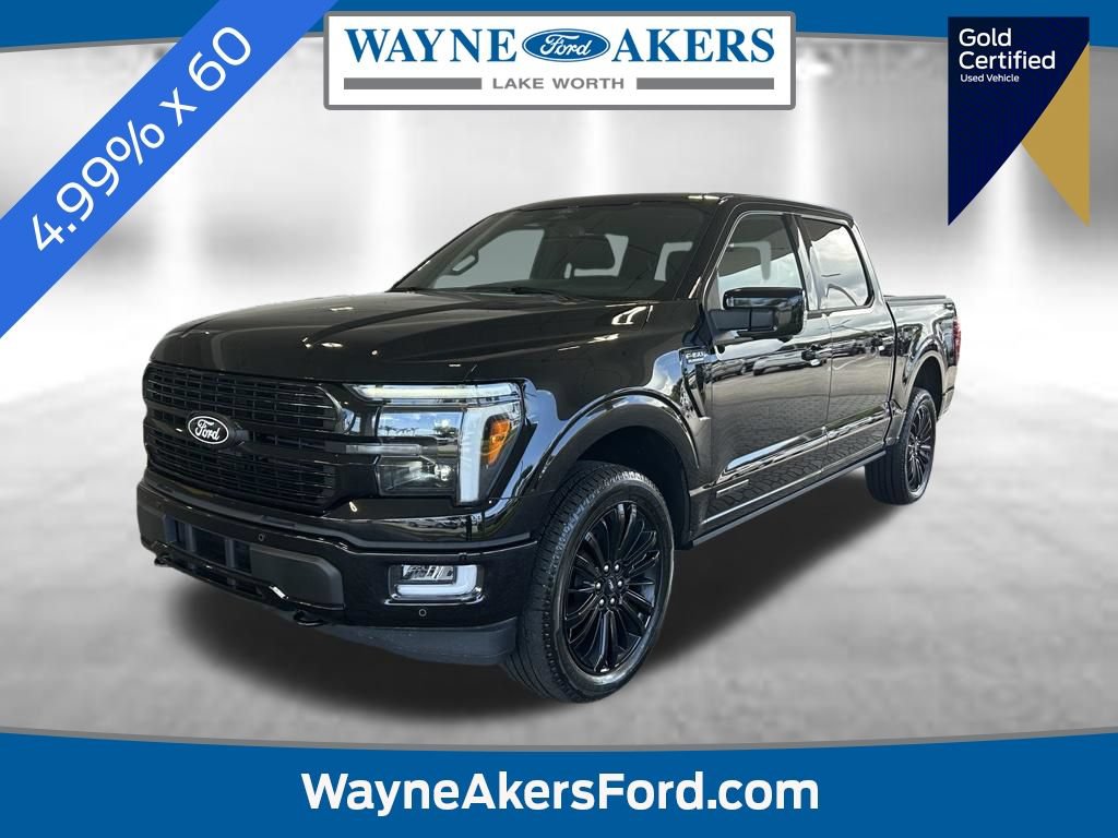 Certified 2025 Ford F150 Platinum w/ Equipment Group 702A High