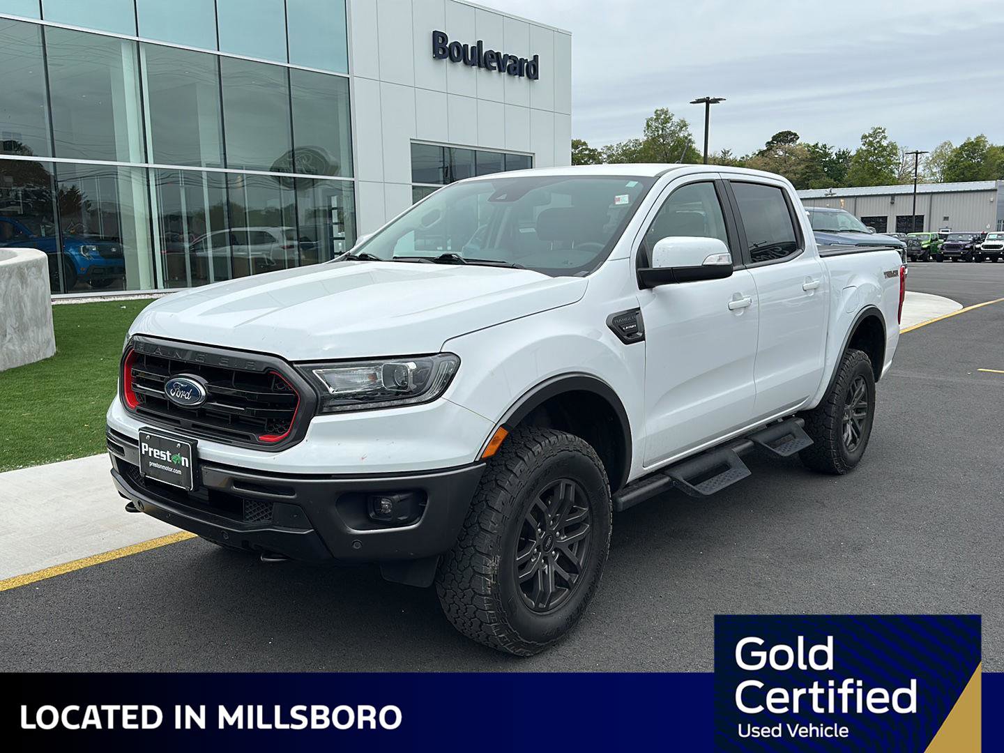 Certified 2022 Ford Ranger Lariat w/ Tremor Off-Road Package AWD/4WD image 1