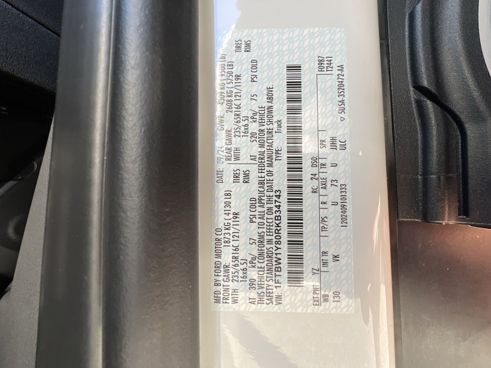 Certified 2024 Ford Transit 350 Low Roof image 26