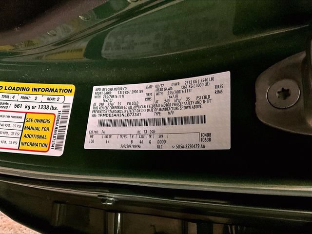 Certified 2022 Ford Bronco 2-Door AWD/4WD image 32