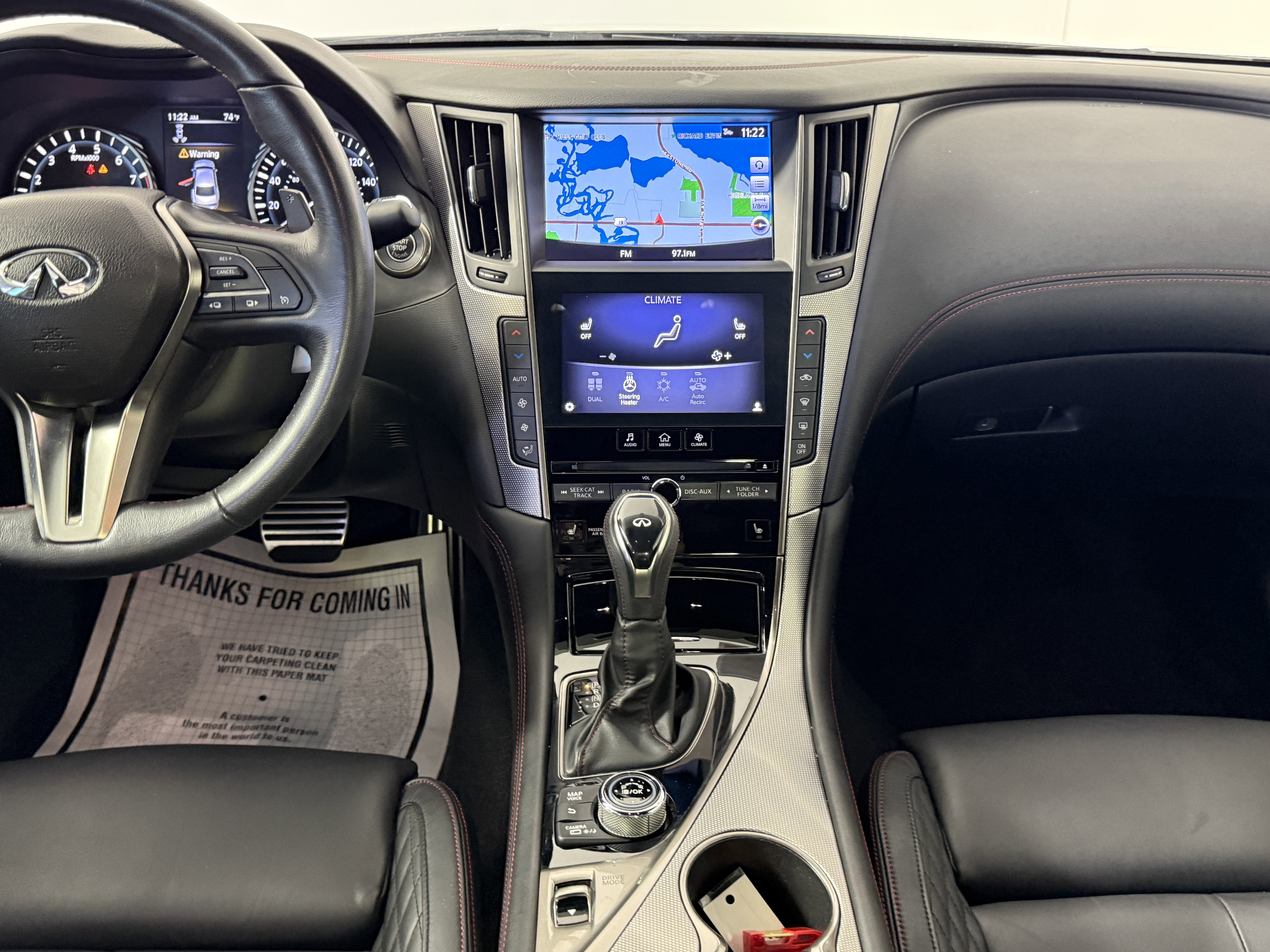 Used 2019 INFINITI Q50 Red Sport 400 w/ Sensory Package image 13