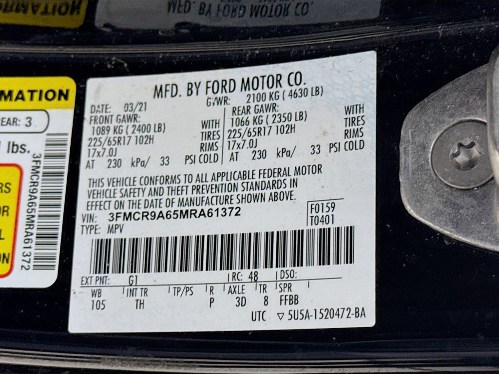 Certified 2021 Ford Bronco Sport image 29