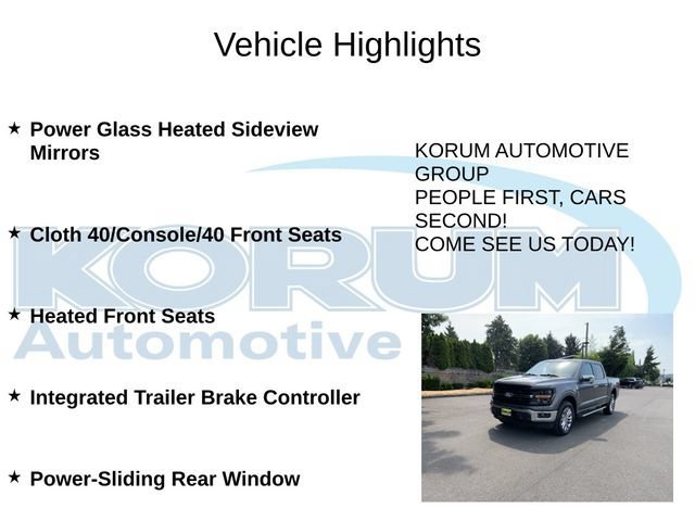 Certified 2024 Ford F150 XLT w/ Equipment Group 302A MID AWD/4WD image 12