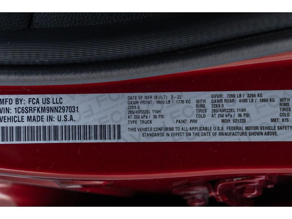 Used 2022 RAM 1500 Limited w/ Cold Weather Group image 31