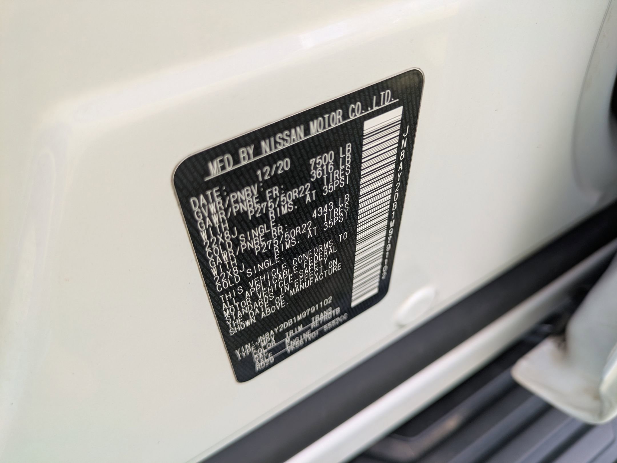 Used 2021 Nissan Armada Platinum w/ Captain's Chairs Package image 37