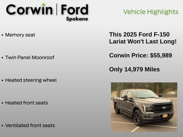 Certified 2025 Ford F150 Lariat AWD/4WD image 19