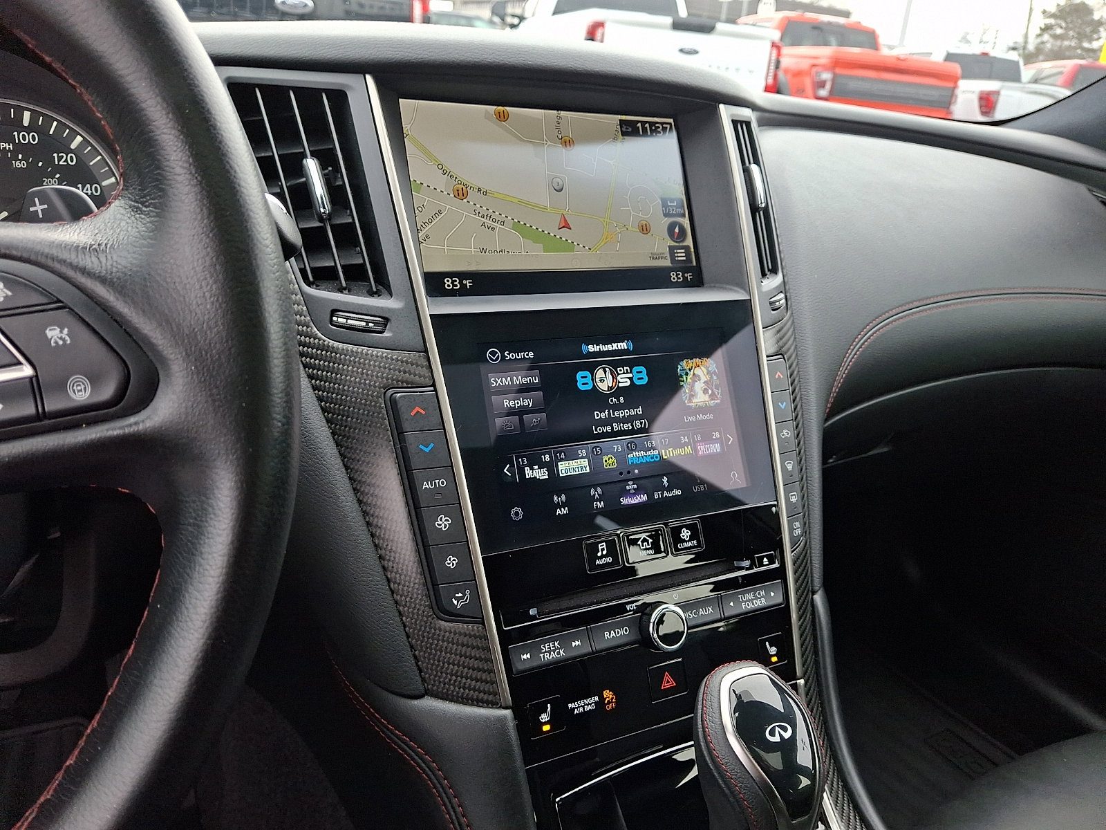 Used 2021 INFINITI Q50 Red Sport 400 w/ All Weather Package image 23