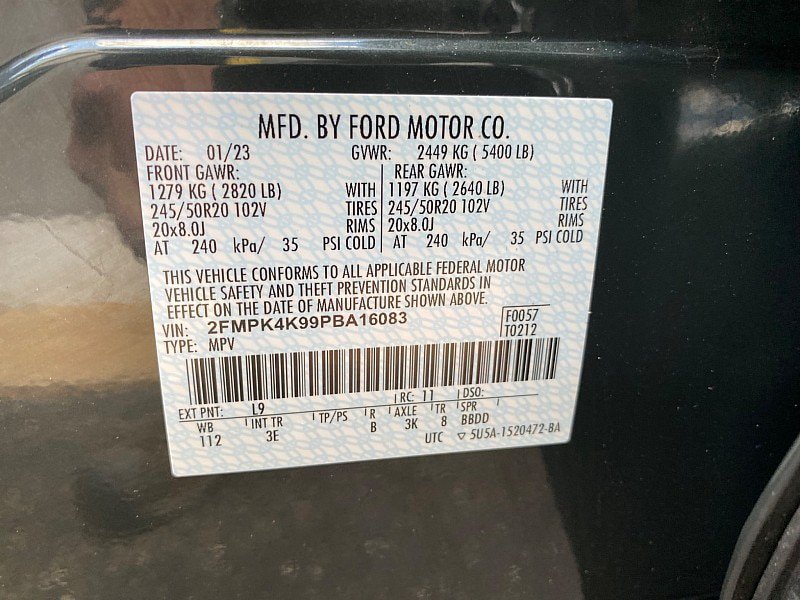 Certified 2023 Ford Edge Titanium AWD/4WD image 66