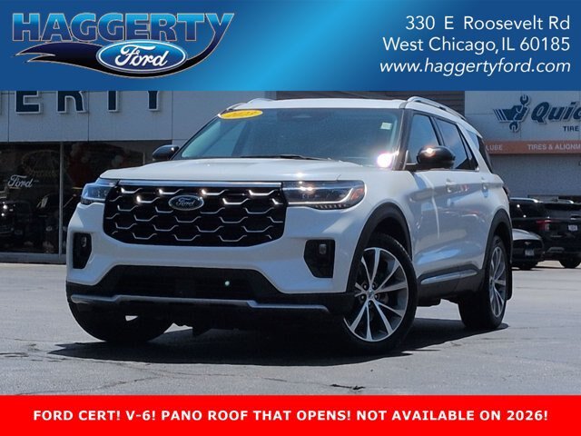 Certified 2025 Ford Explorer Platinum w/ Ultimate Package AWD/4WD image 1