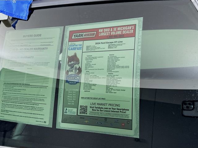 Certified 2024 Ford Escape ST-Line w/ Tech Pack #1 image 14