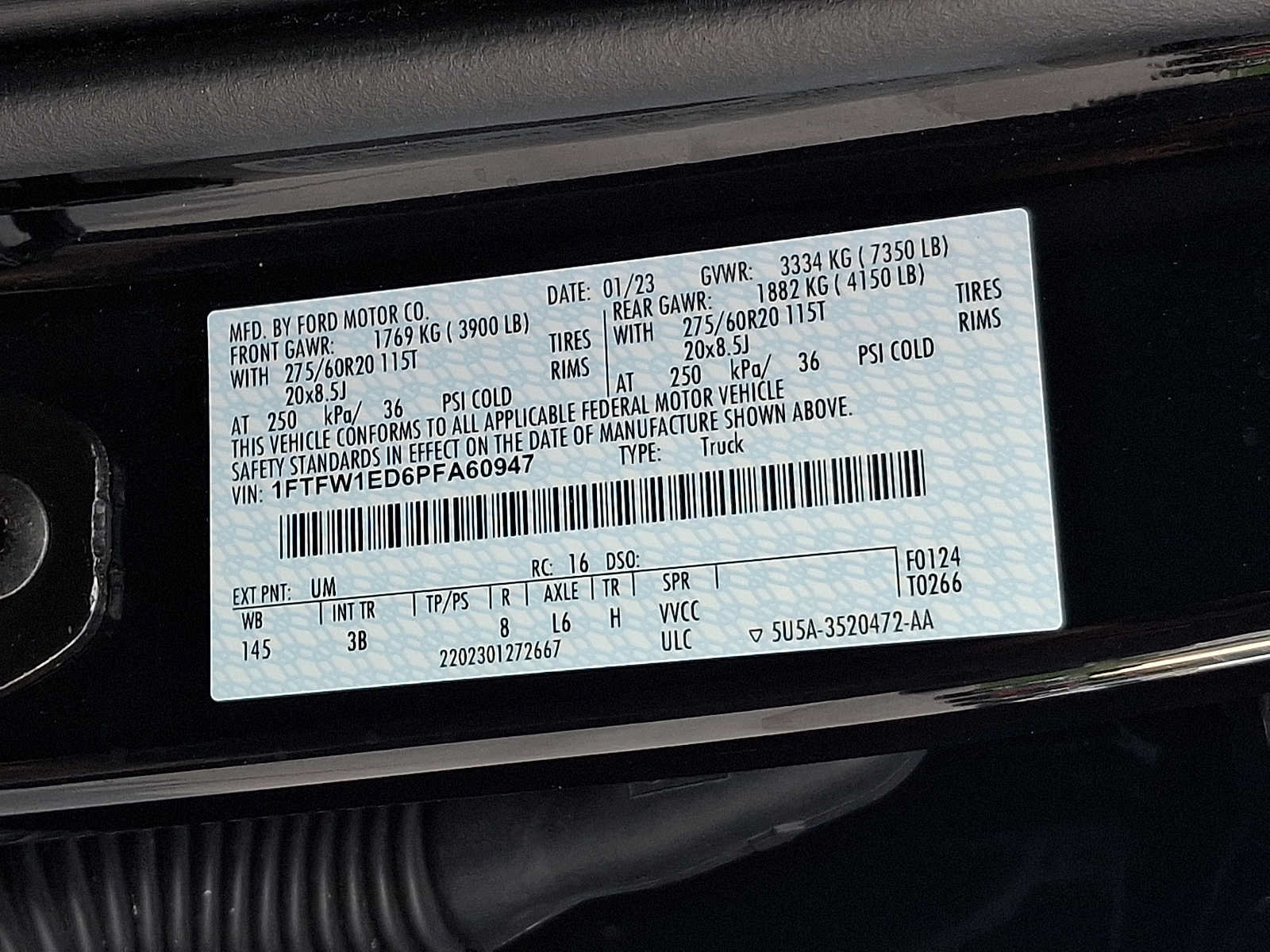 Certified 2023 Ford F150 Platinum w/ Equipment Group 701A High AWD/4WD image 32