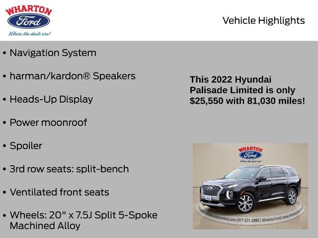 Used 2022 Hyundai Palisade Limited FWD image 6