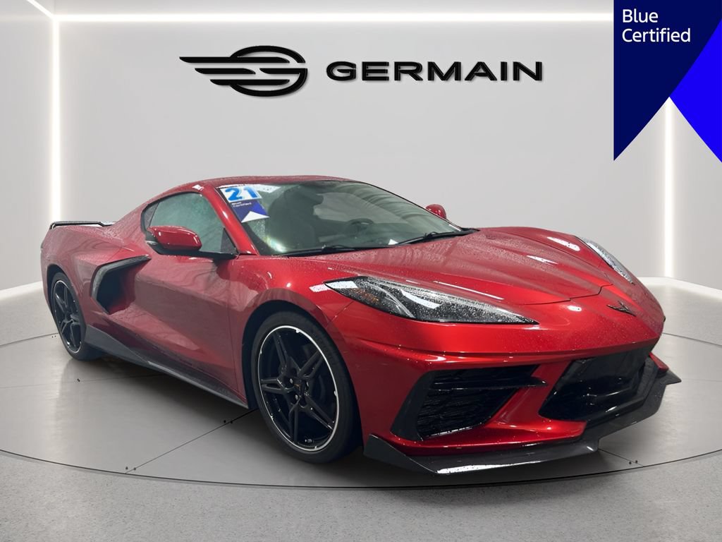 Used 2021 Chevrolet Corvette Stingray Preferred Cpe w/ Battery Protection Package RWD image 2