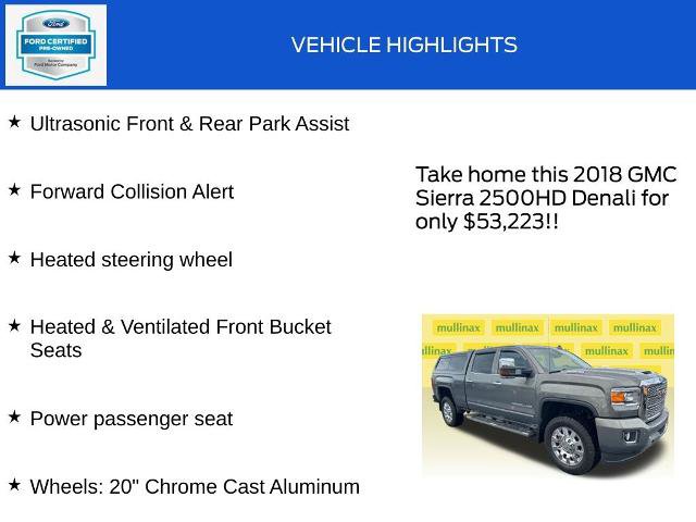 Used 2018 GMC Sierra 2500 Denali w/ Duramax Plus Package AWD/4WD image 20
