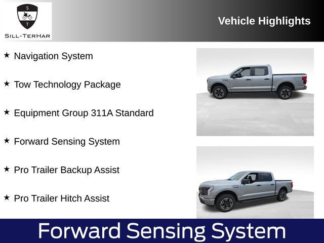 Certified 2023 Ford F150 Lightning XLT w/ Tow Technology Package AWD/4WD image 7