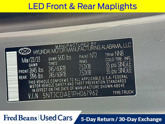 Used 2023 Hyundai Santa Cruz SEL w/ Activity Package AWD/4WD image 36