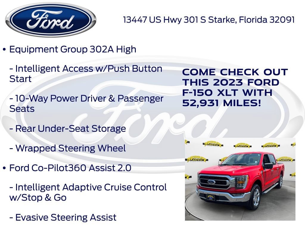 Certified 2023 Ford F150 XLT w/ Equipment Group 302A High AWD/4WD image 27