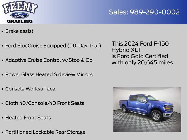 Certified 2024 Ford F150 XLT w/ Equipment Group 302A MID AWD/4WD image 24
