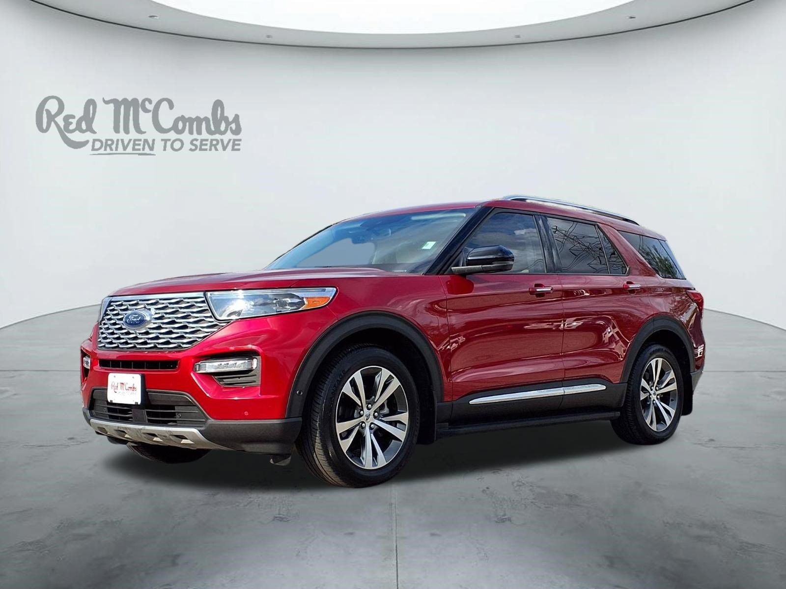 Certified 2020 Ford Explorer Platinum w/ Premium Technology Package AWD/4WD image 1