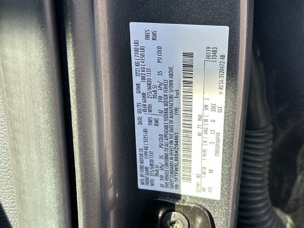Certified 2025 Ford F150 Lariat w/ Equipment Group 501A Mid AWD/4WD image 26