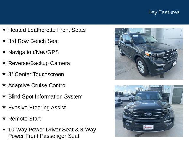 Certified 2022 Ford Explorer XLT w/ Equipment Group 202A image 35