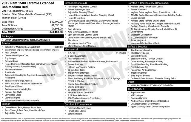 Used 2019 RAM 1500 Laramie image 12