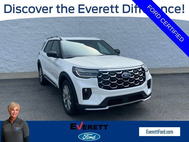 Certified 2025 Ford Explorer Platinum