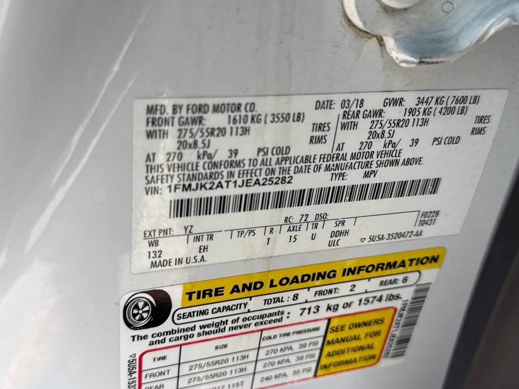 Certified 2018 Ford Expedition Max Limited image 17