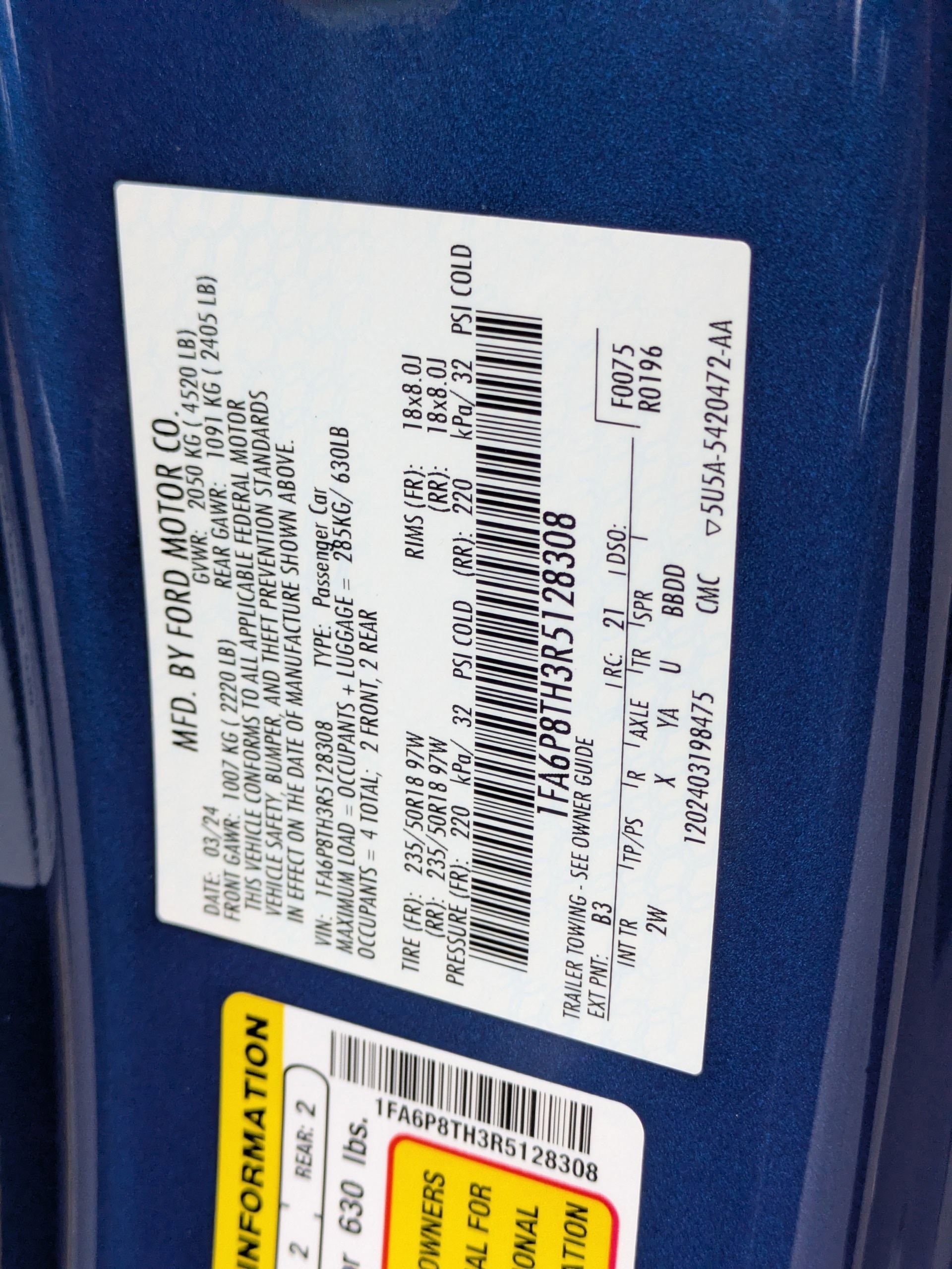 Certified 2024 Ford Mustang Coupe image 31