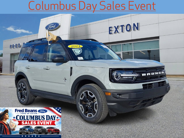 Certified 2024 Ford Bronco Sport Outer Banks w/ Tech Package