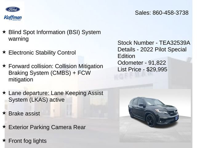 Used 2022 Honda Pilot Special Edition image 25