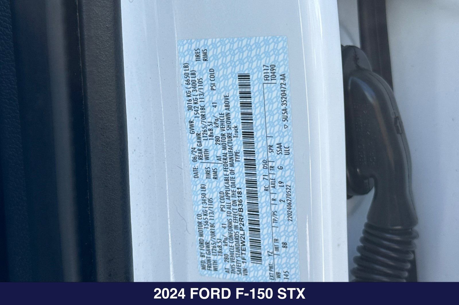 Certified 2024 Ford F150 STX w/ Equipment Group 201A FX4 AWD/4WD image 31