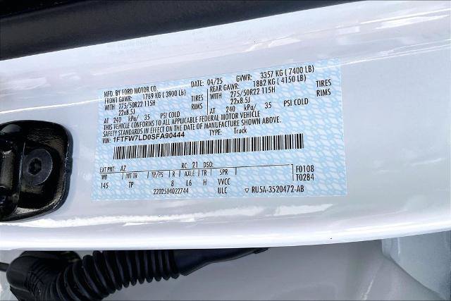 Certified 2025 Ford F150 Platinum w/ Equipment Group 703A Plus AWD/4WD image 32