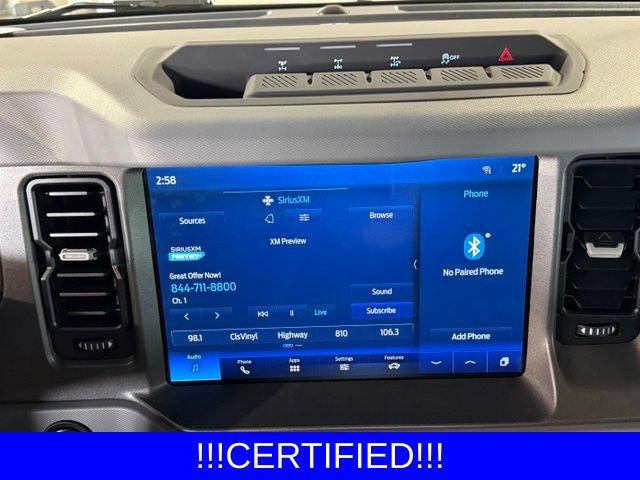 Certified 2024 Ford Bronco Big Bend w/ Sasquatch Package AWD/4WD image 24