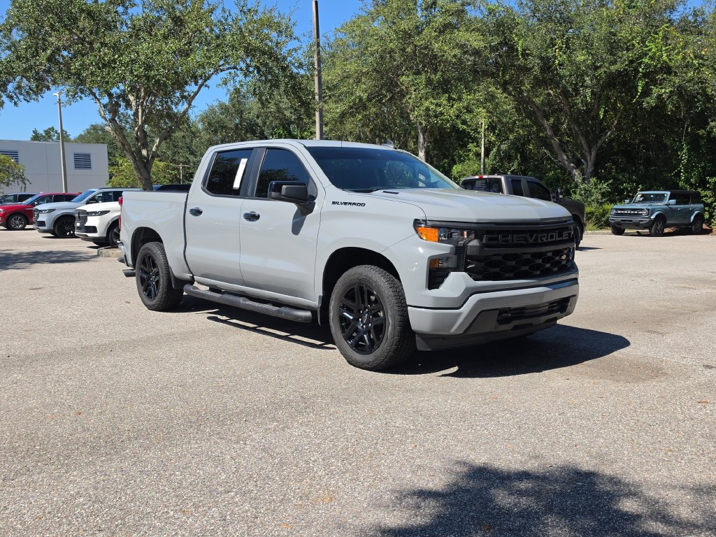 Used 2025 Chevrolet Silverado 1500 Custom w/ Turbomax Blackout Package RWD image 2