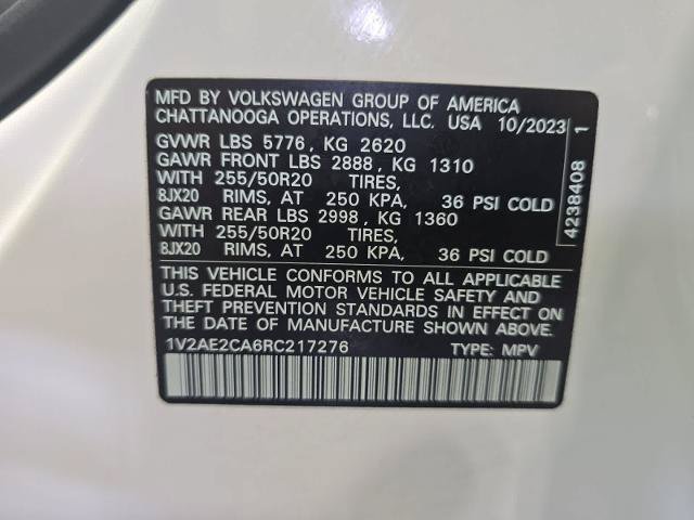 Used 2024 Volkswagen Atlas Cross Sport SEL R-Line AWD/4WD image 21