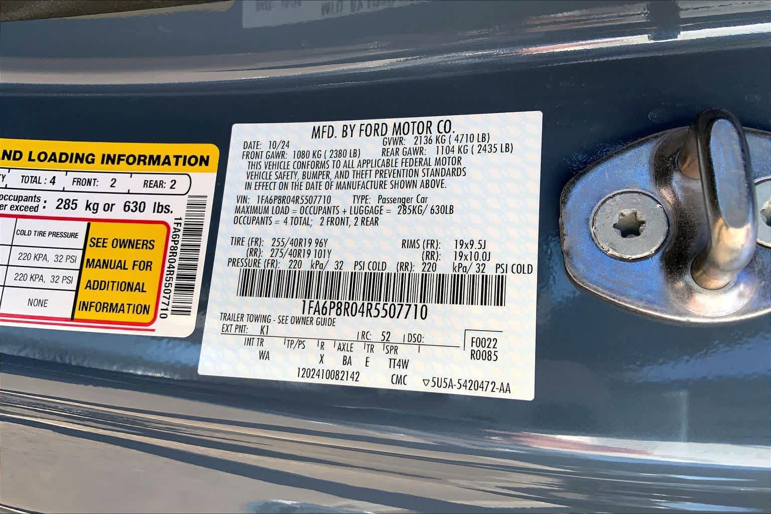 Certified 2024 Ford Mustang Dark Horse RWD image 37