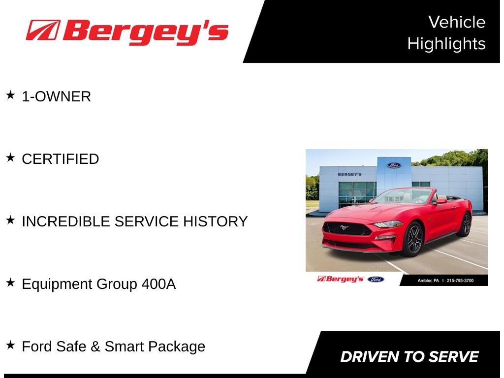 Certified 2019 Ford Mustang GT Premium w/ Ford Safe & Smart Package RWD image 5