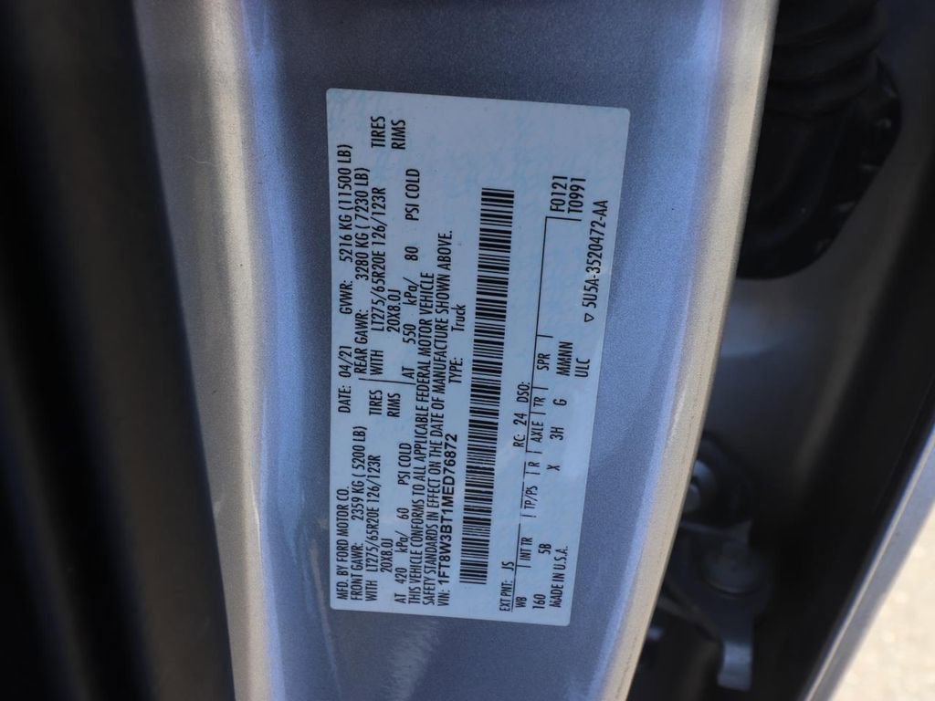 Certified 2021 Ford F350 Lariat w/ Chrome Package AWD/4WD image 24