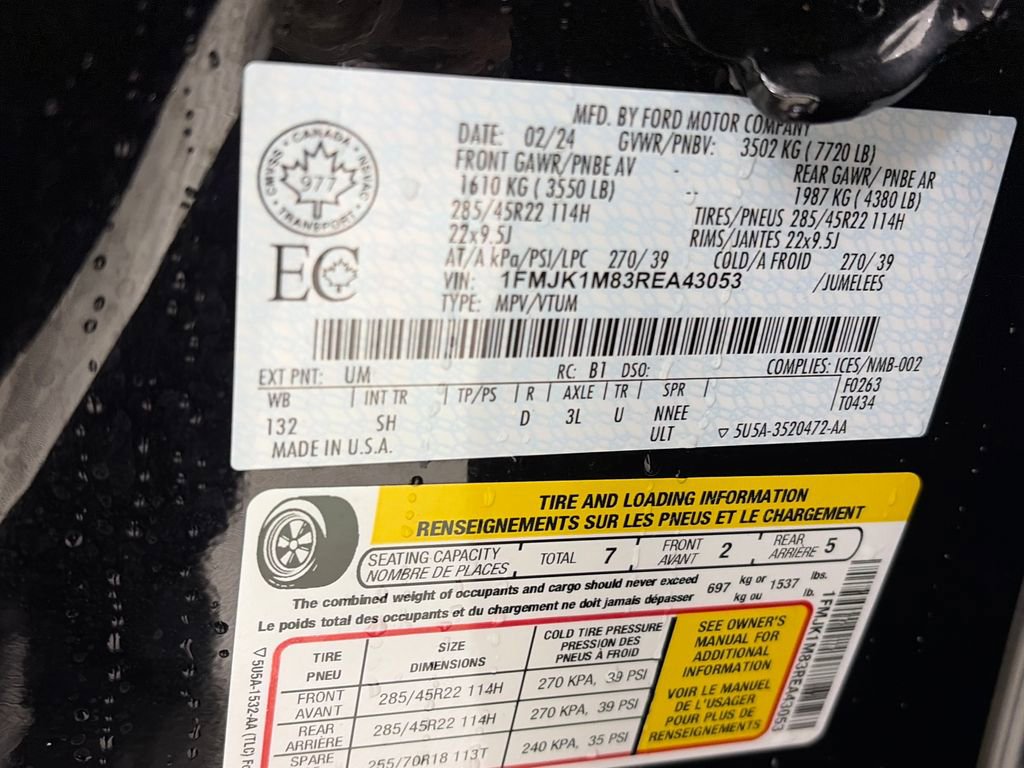 Certified 2024 Ford Expedition Max Platinum AWD/4WD image 9