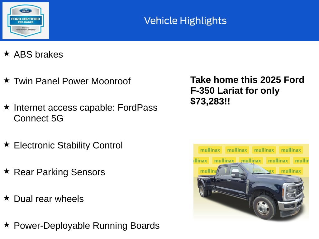 Certified 2025 Ford F350 Lariat w/ Lariat Ultimate Package AWD/4WD image 19