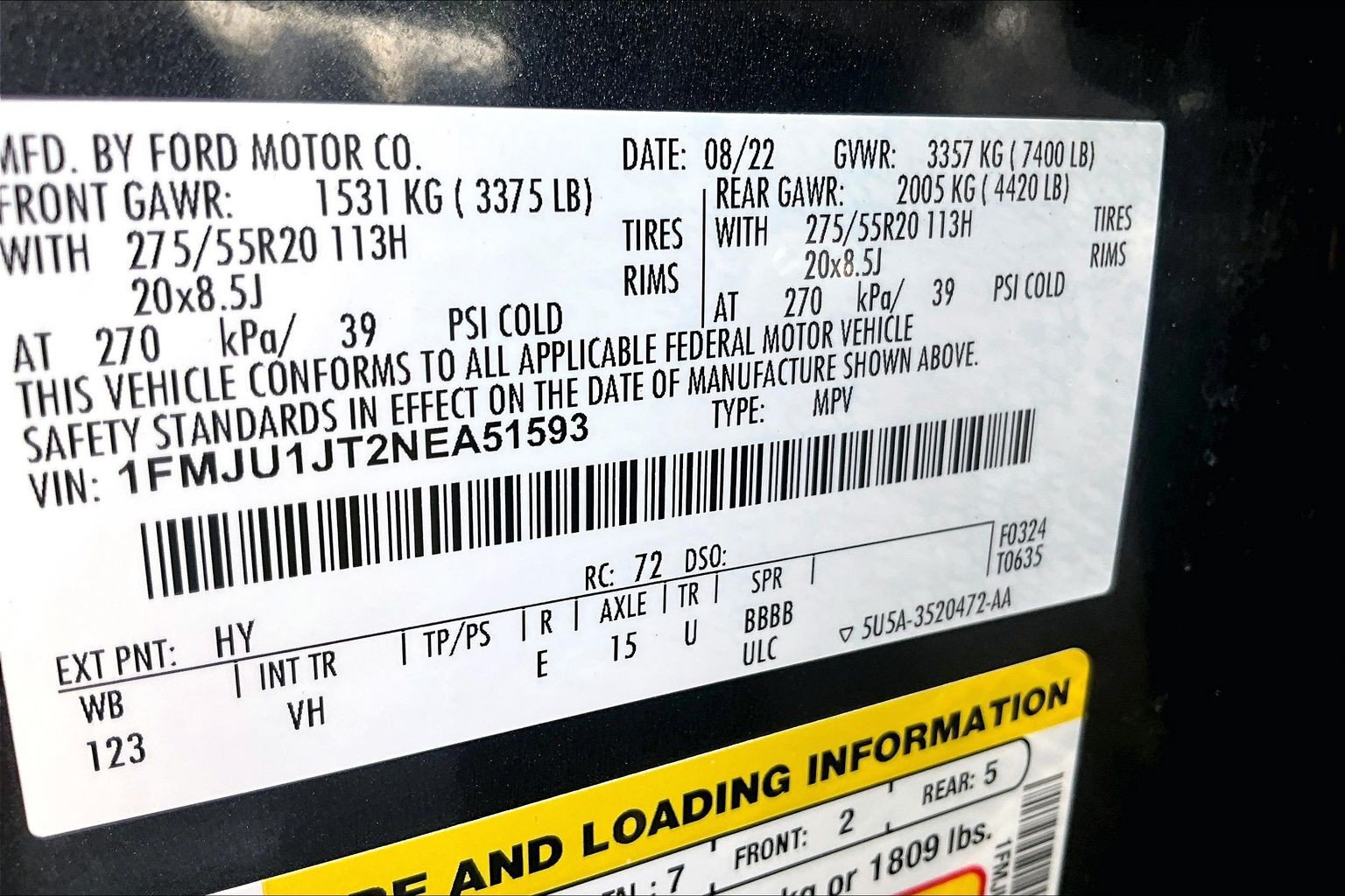 Certified 2022 Ford Expedition XLT AWD/4WD image 31