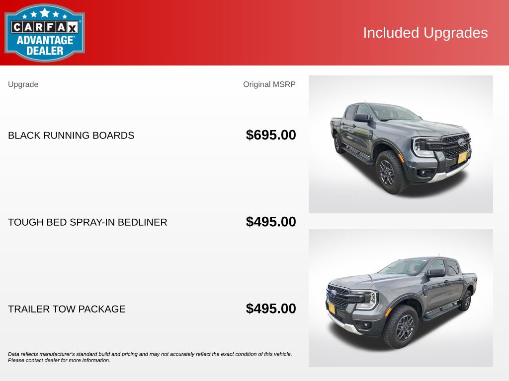 Certified 2024 Ford Ranger XLT w/ Trailer Tow Package AWD/4WD image 14