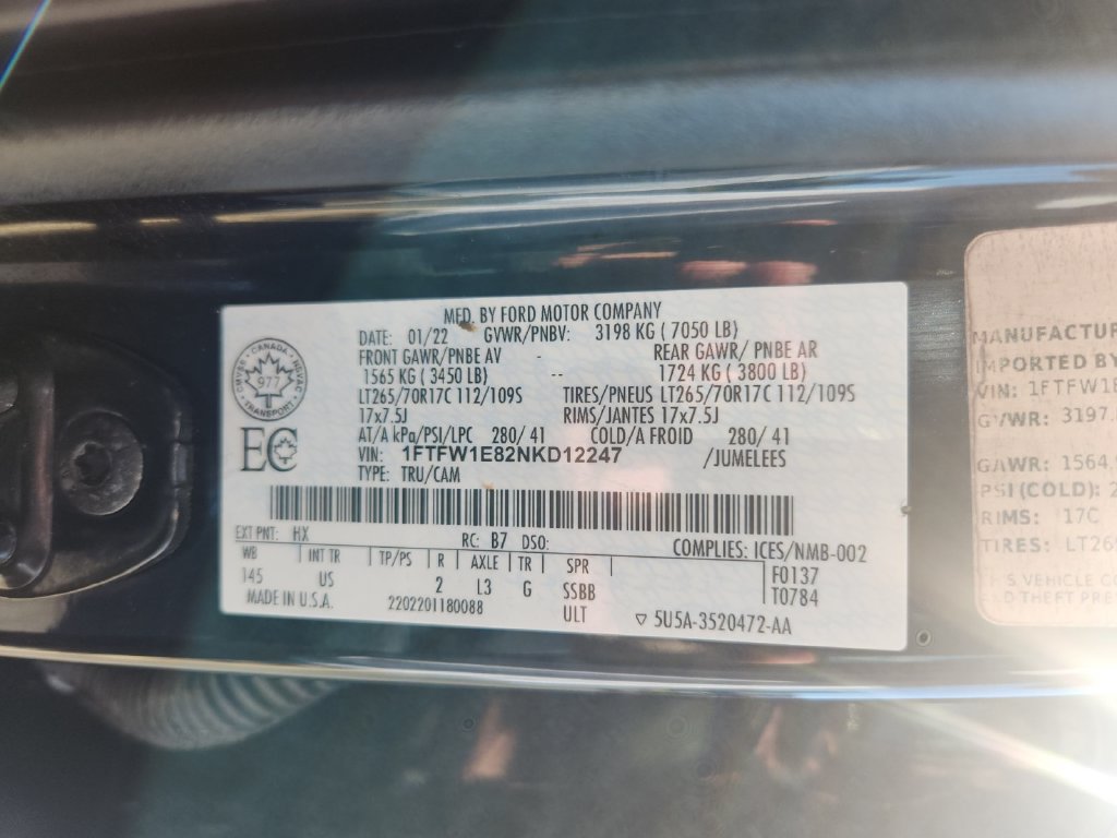 Certified 2022 Ford F150 XLT w/ Equipment Group 301A Mid AWD/4WD image 25