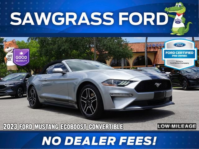 Certified 2023 Ford Mustang Convertible w/ Equipment Group 101A RWD image 1