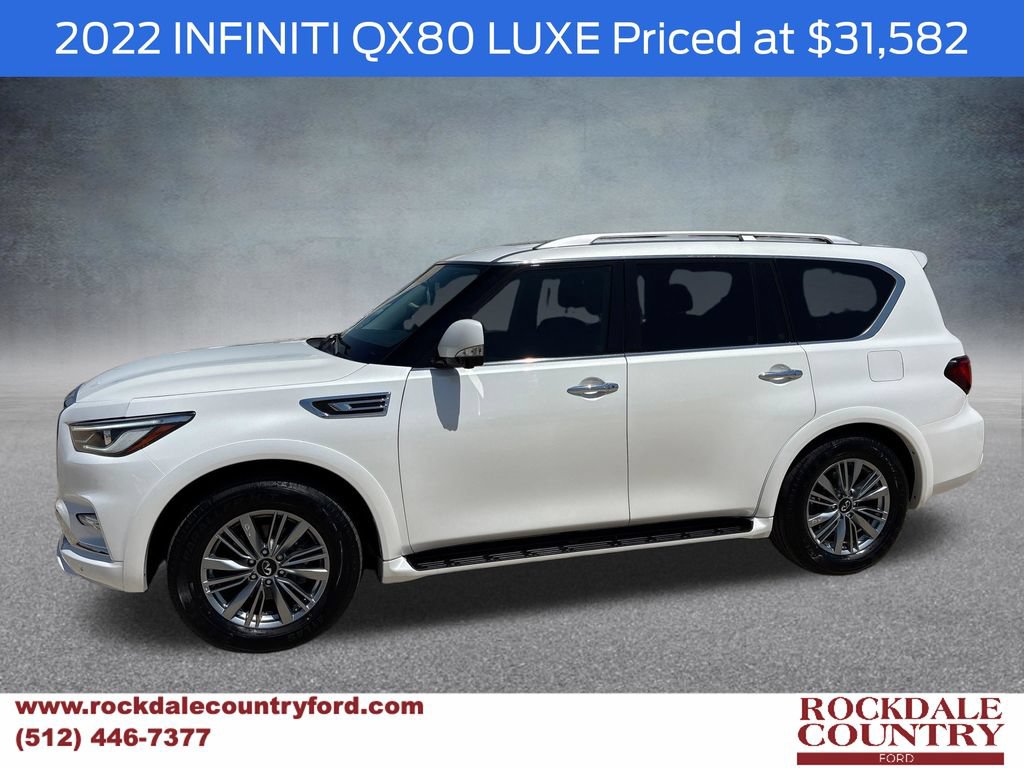 Used 2022 INFINITI QX80 Luxe w/ Cargo Package