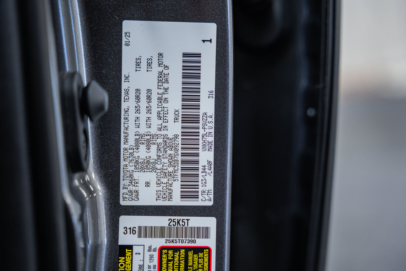Used 2025 Toyota Tundra 1794 Edition AWD/4WD image 54