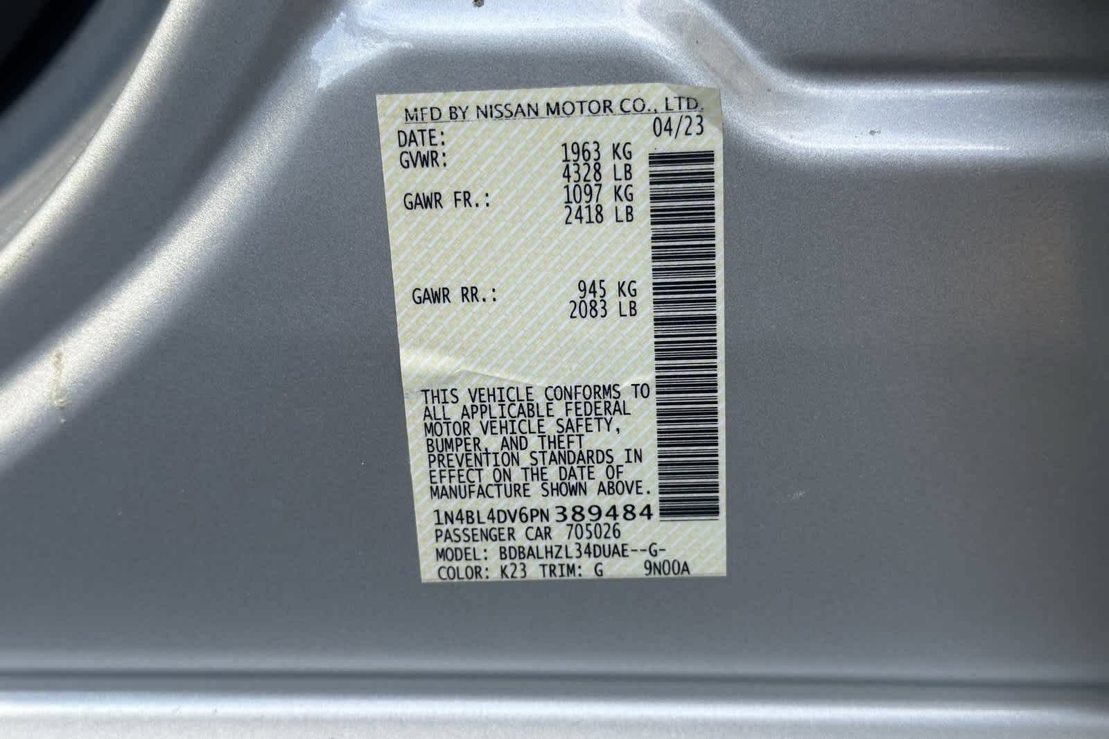 Used 2023 Nissan Altima 2.5 SV w/ SV Premium Package FWD image 29