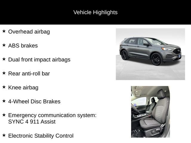 Certified 2024 Ford Edge SE w/ Black Appearance Package image 27